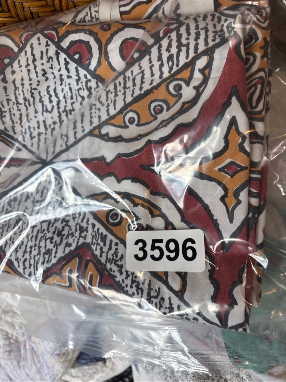 Tahitian Woven cotton tapa